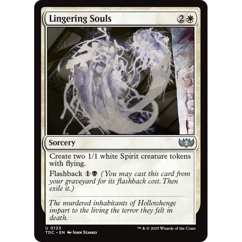 Lingering Souls [Tarkir: Dragonstorm Commander]