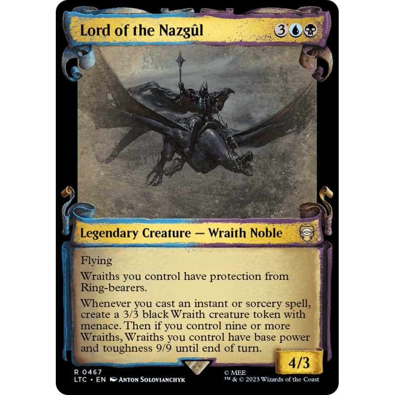Lord of the Nazgul [The Lord of the Rings: Tales of Middle-Earth Commander Showcase Scrolls]