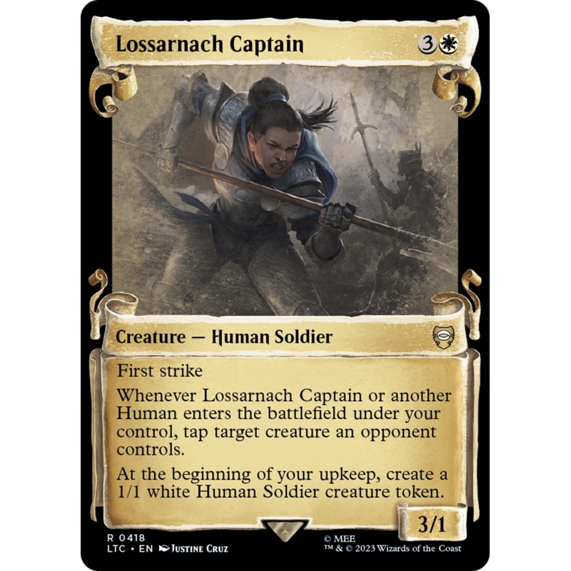 Lossarnach Captain [The Lord of the Rings: Tales of Middle-Earth Commander Showcase Scrolls]