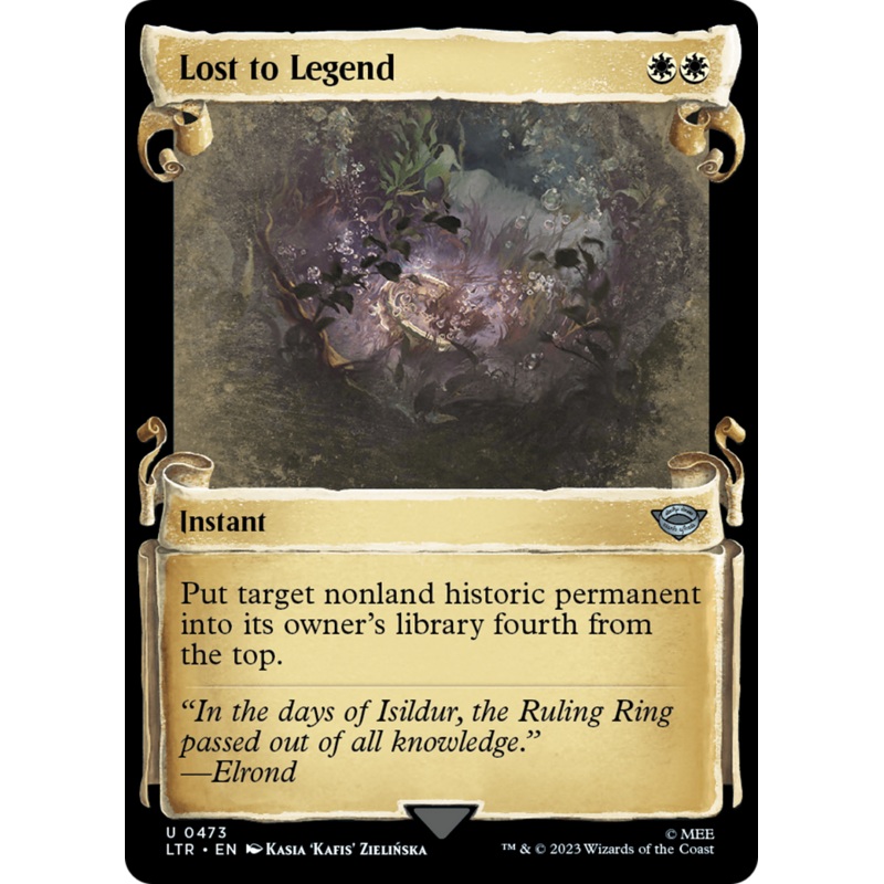 Lost to Legend [The Lord of the Rings: Tales of Middle-Earth Showcase Scrolls]