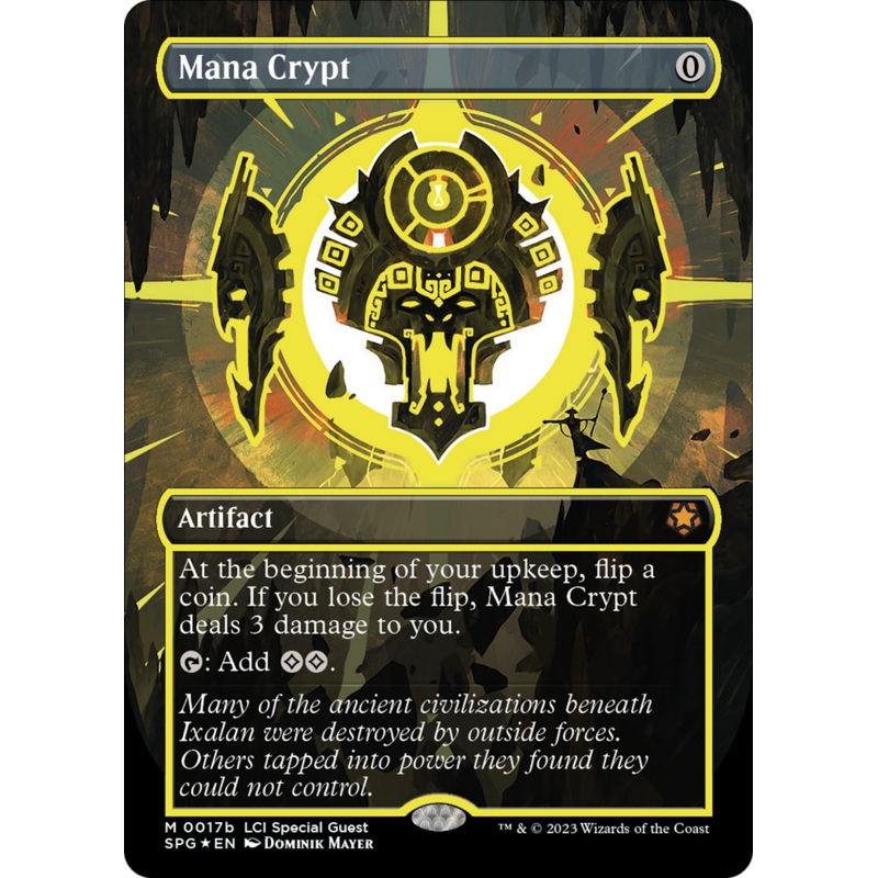Mana Crypt (0017b) (Borderless) [The Lost Caverns of Ixalan Special Guests]