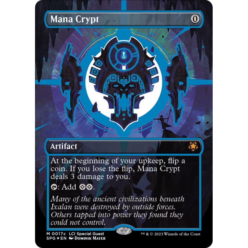 Mana Crypt (0017c) (Borderless) [The Lost Caverns of Ixalan Special Guests]