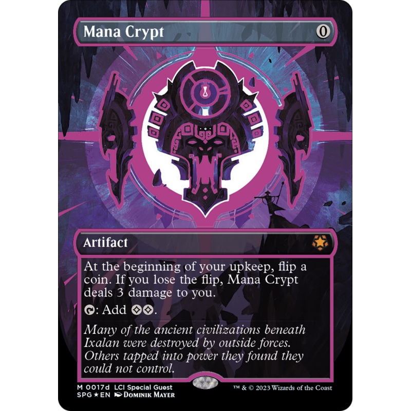 Mana Crypt (0017d) (Borderless) [The Lost Caverns of Ixalan Special Guests]