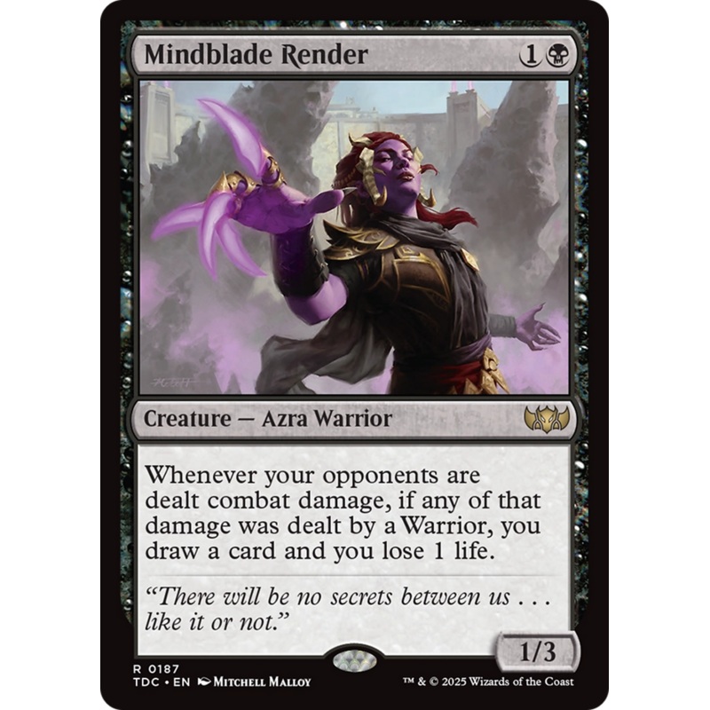 Mindblade Render [Tarkir: Dragonstorm Commander]
