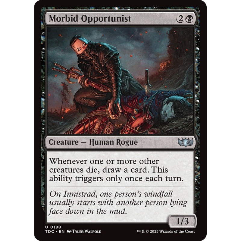 Morbid Opportunist [Tarkir: Dragonstorm Commander]