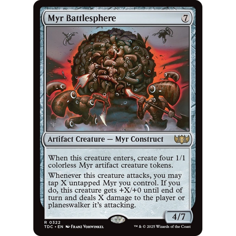 Myr Battlesphere [Tarkir: Dragonstorm Commander]