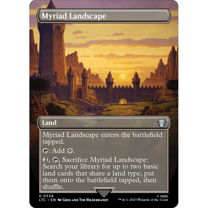 Myriad Landscape (Borderless) [The Lord of the Rings: Tales of Middle-Earth Commander]