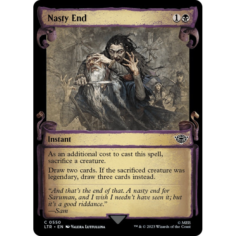 Nasty End [The Lord of the Rings: Tales of Middle-Earth Showcase Scrolls]