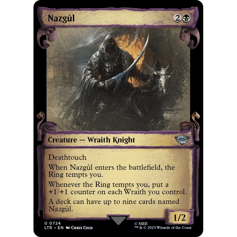 Nazgul (0724) [The Lord of the Rings: Tales of Middle-Earth Showcase Scrolls]