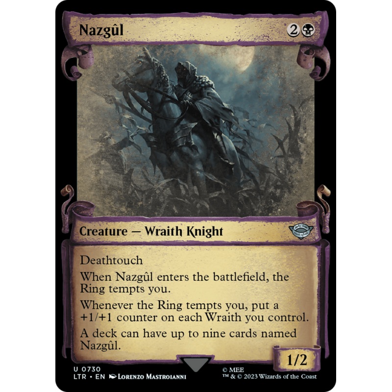 Nazgul (0730) [The Lord of the Rings: Tales of Middle-Earth Showcase Scrolls]