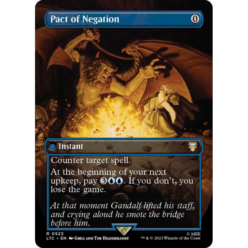 Pact of Negation (Borderless) [The Lord of the Rings: Tales of Middle-Earth Commander]