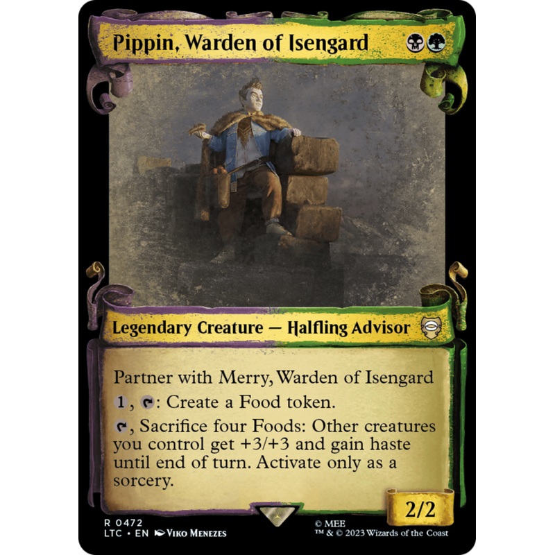 Pippin, Warden of Isengard [The Lord of the Rings: Tales of Middle-Earth Commander Showcase Scrolls]