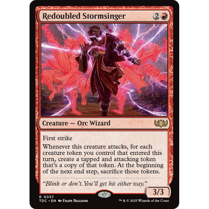 Redoubled Stormsinger [Tarkir: Dragonstorm Commander]
