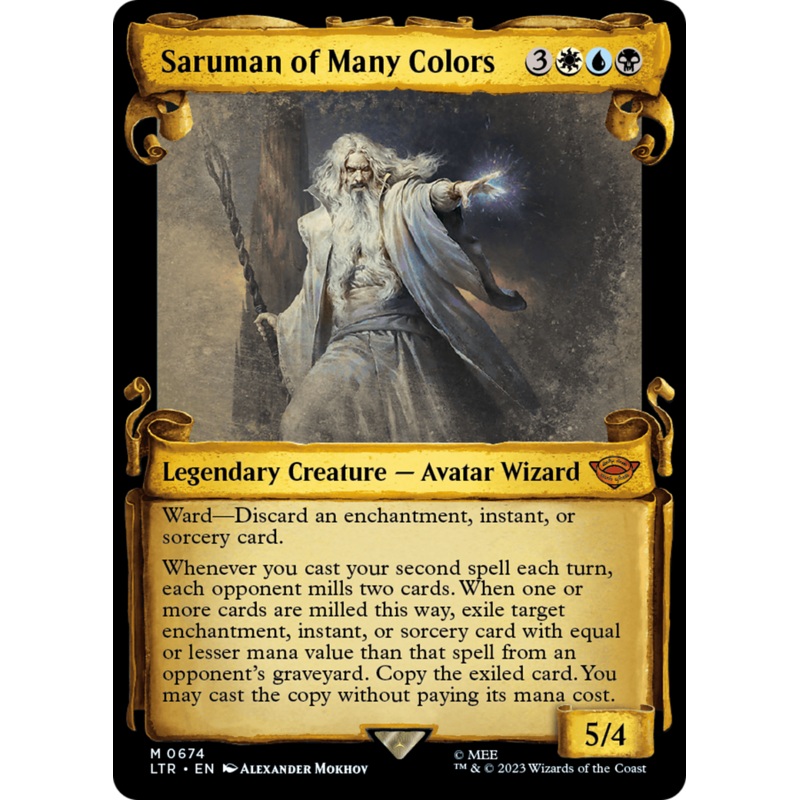 Saruman of Many Colors [The Lord of the Rings: Tales of Middle-Earth Showcase Scrolls]