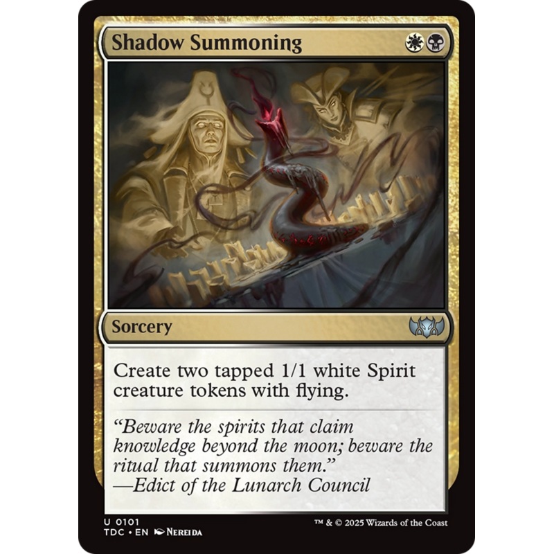 Shadow Summoning [Tarkir: Dragonstorm Commander]