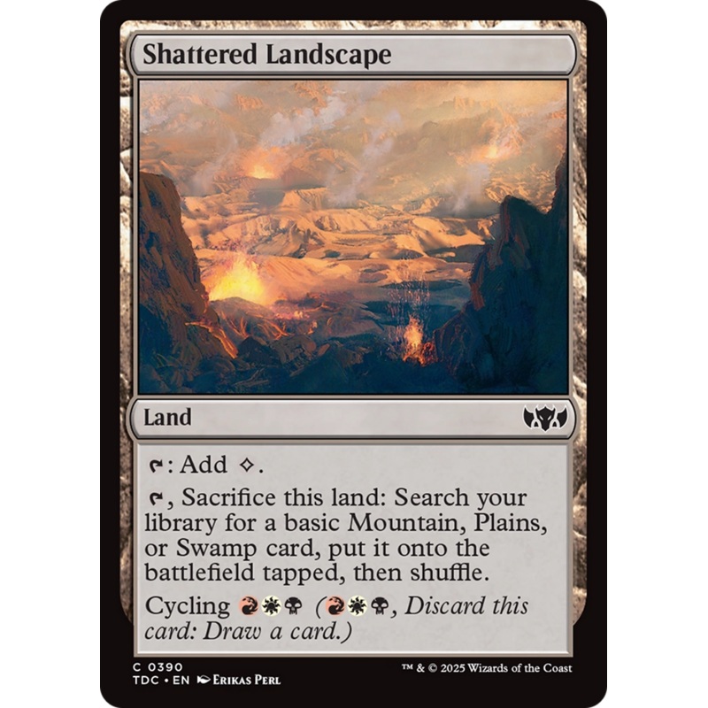 Shattered Landscape [Tarkir: Dragonstorm Commander]