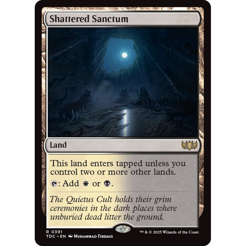 Shattered Sanctum [Tarkir: Dragonstorm Commander]