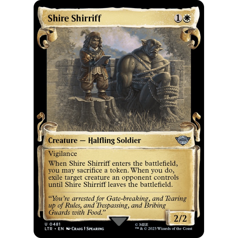 Shire Shirriff [The Lord of the Rings: Tales of Middle-Earth Showcase Scrolls]