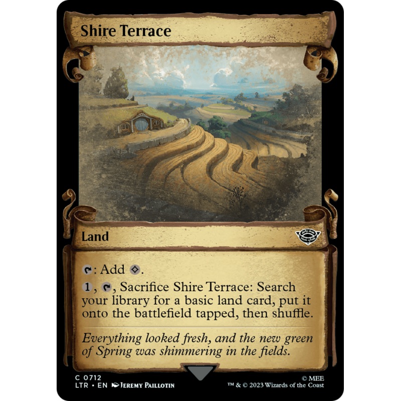 Shire Terrace [The Lord of the Rings: Tales of Middle-Earth Showcase Scrolls]