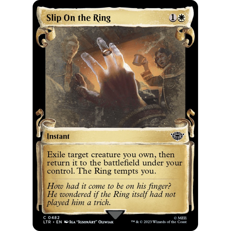 Slip on the Ring [The Lord of the Rings: Tales of Middle-Earth Showcase Scrolls]