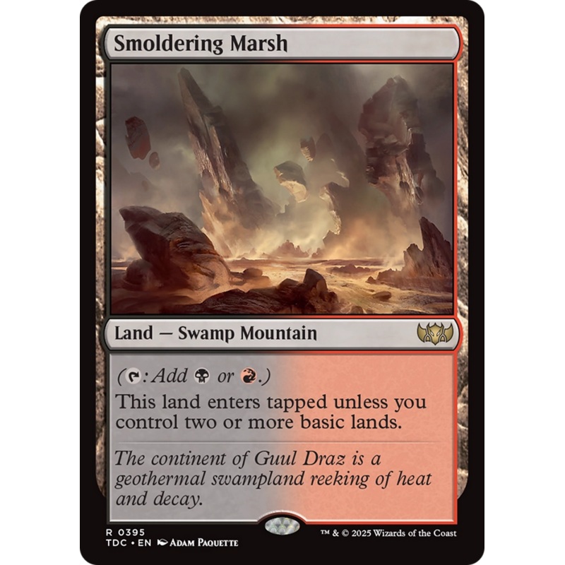 Smoldering Marsh [Tarkir: Dragonstorm Commander]