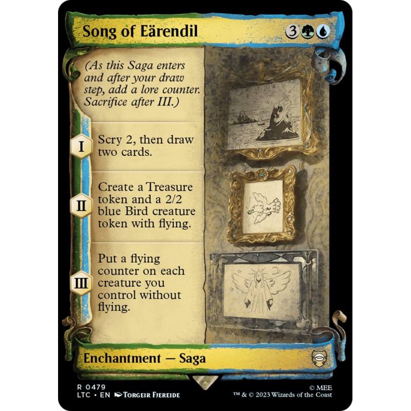 Song of Earendil [The Lord of the Rings: Tales of Middle-Earth Commander Showcase Scrolls]