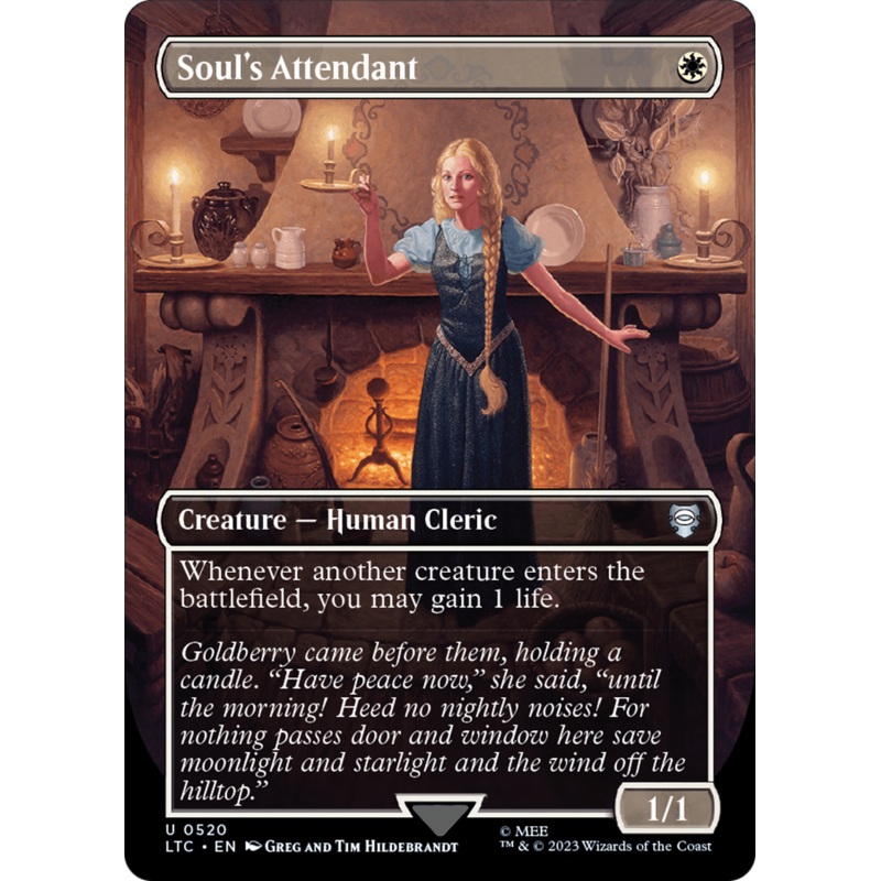 Soul's Attendant (Borderless) [The Lord of the Rings: Tales of Middle-Earth Commander]