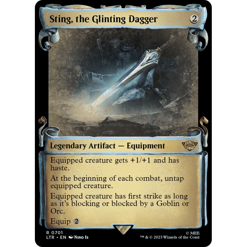Sting, the Glinting Dagger [The Lord of the Rings: Tales of Middle-Earth Showcase Scrolls]