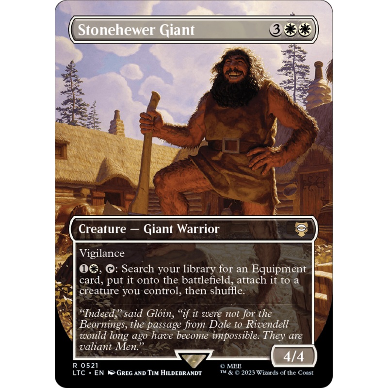 Stonehewer Giant (Borderless) [The Lord of the Rings: Tales of Middle-Earth Commander]