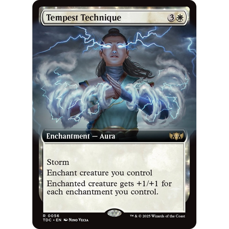 Tempest Technique (Extended Art) [Tarkir: Dragonstorm Commander]