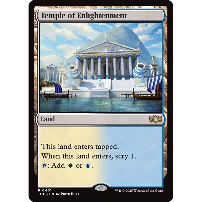 Temple of Enlightenment [Tarkir: Dragonstorm Commander]