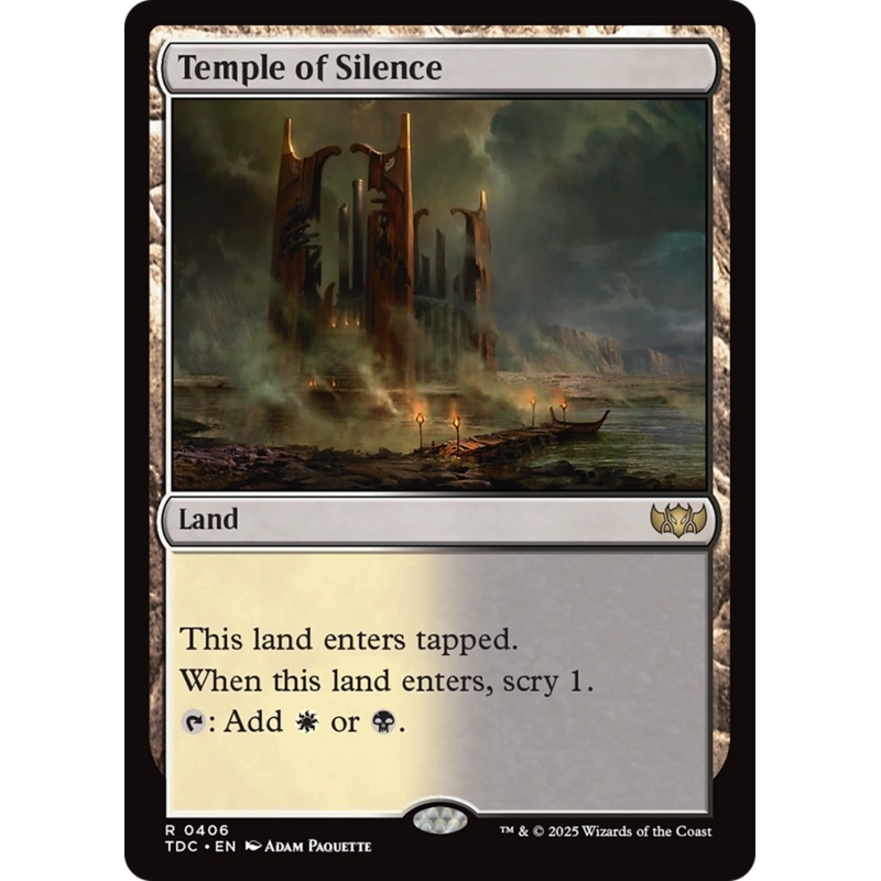 Temple of Silence [Tarkir: Dragonstorm Commander]
