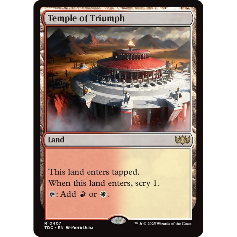 Temple of Triumph [Tarkir: Dragonstorm Commander]