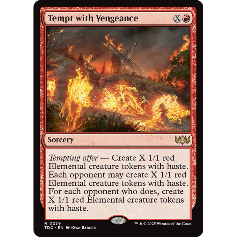 Tempt with Vengeance [Tarkir: Dragonstorm Commander]