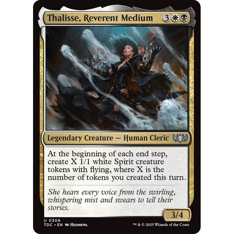 Thalisse, Reverent Medium [Tarkir: Dragonstorm Commander]