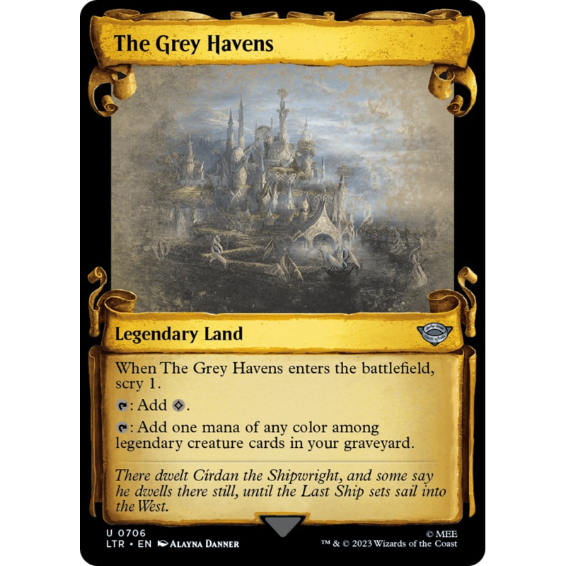 The Grey Havens [The Lord of the Rings: Tales of Middle-Earth Showcase Scrolls]