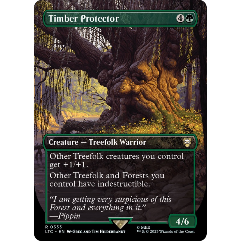 Timber Protector (Borderless) [The Lord of the Rings: Tales of Middle-Earth Commander]