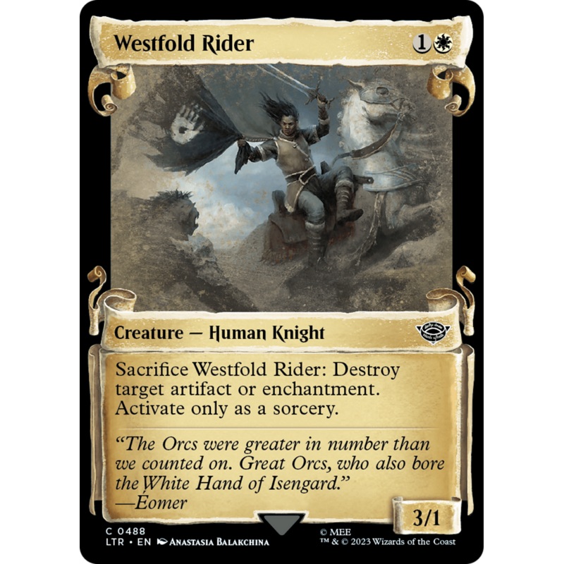 Westfold Rider [The Lord of the Rings: Tales of Middle-Earth Showcase Scrolls]