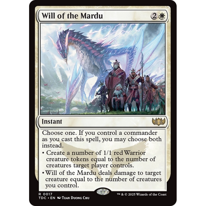 Will of the Mardu [Tarkir: Dragonstorm Commander]