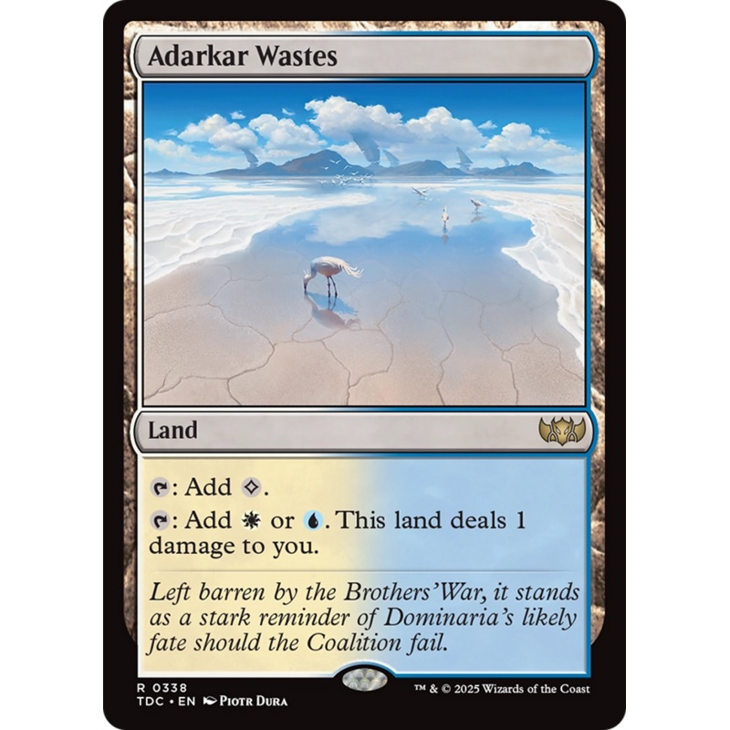 Adarkar Wastes [Tarkir: Dragonstorm Commander]