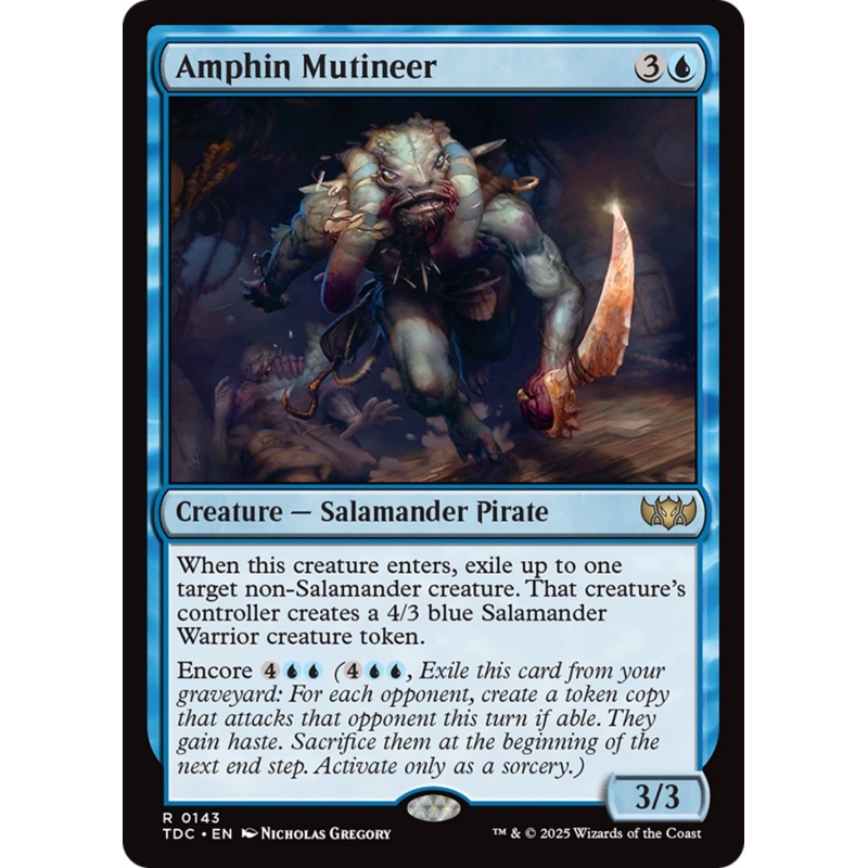 Amphin Mutineer [Tarkir: Dragonstorm Commander]