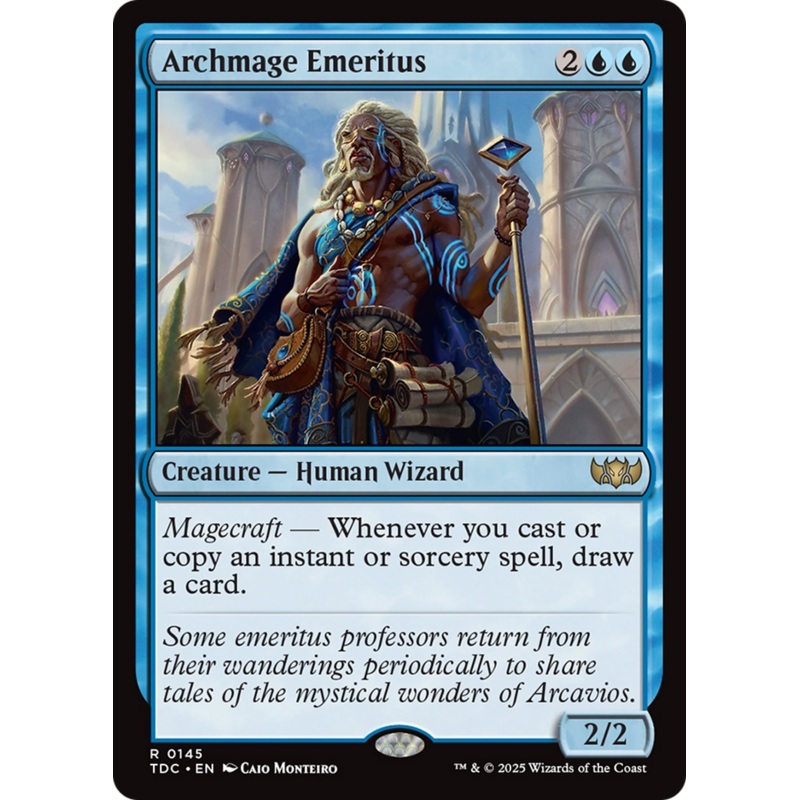 Archmage Emeritus [Tarkir: Dragonstorm Commander]