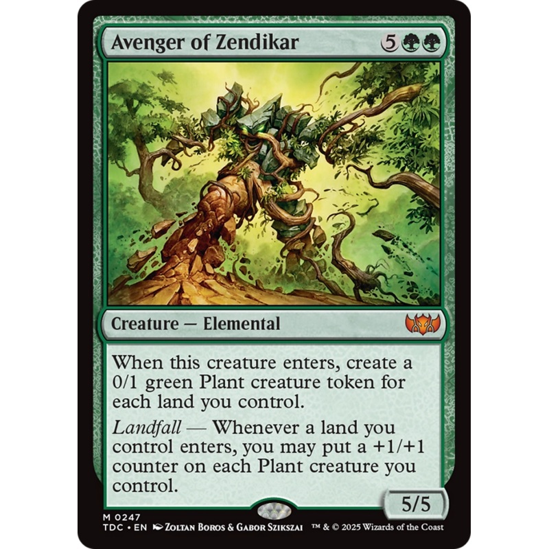 Avenger of Zendikar [Tarkir: Dragonstorm Commander]