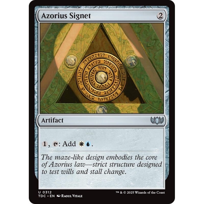 Azorius Signet [Tarkir: Dragonstorm Commander]