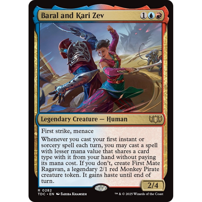 Baral and Kari Zev [Tarkir: Dragonstorm Commander]