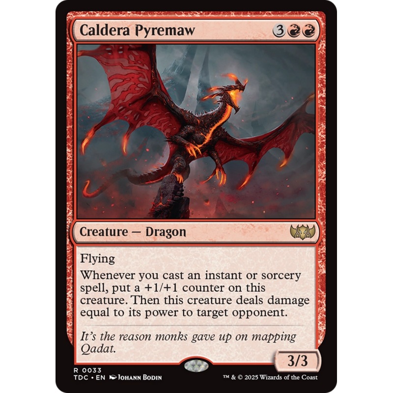 Caldera Pyremaw [Tarkir: Dragonstorm Commander]