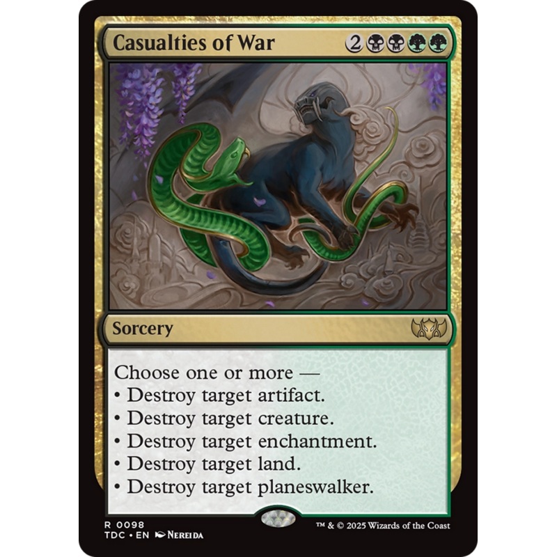 Casualties of War [Tarkir: Dragonstorm Commander]