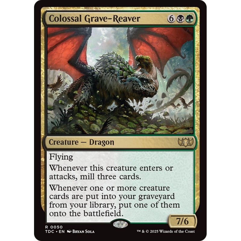 Colossal Grave-Reaver [Tarkir: Dragonstorm Commander]