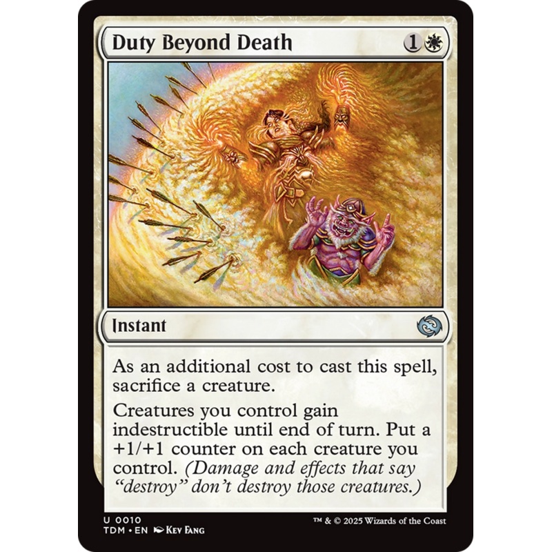 Duty Beyond Death [Tarkir: Dragonstorm]