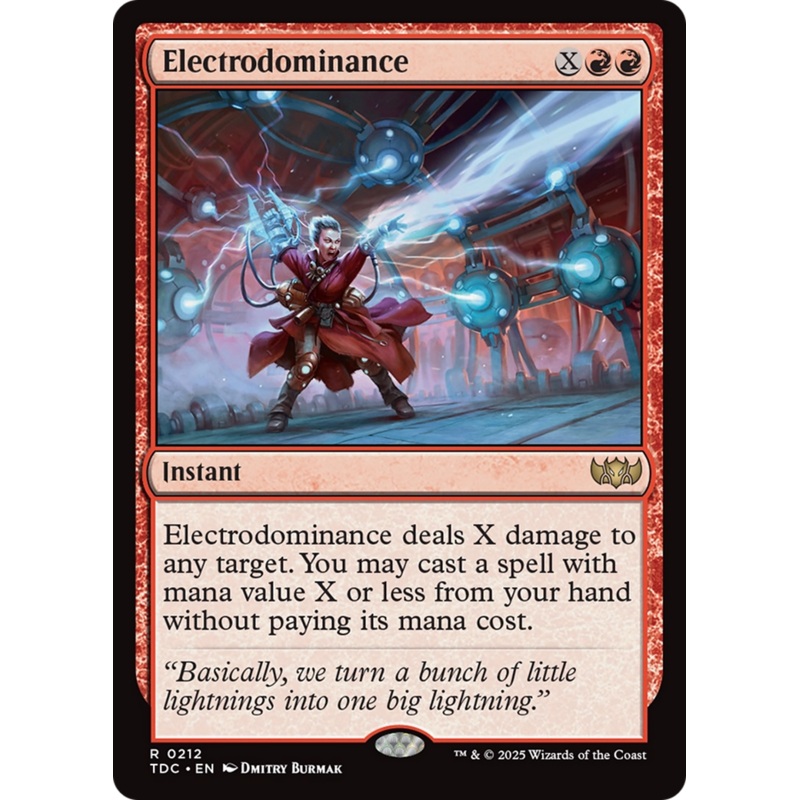 Electrodominance [Tarkir: Dragonstorm Commander]